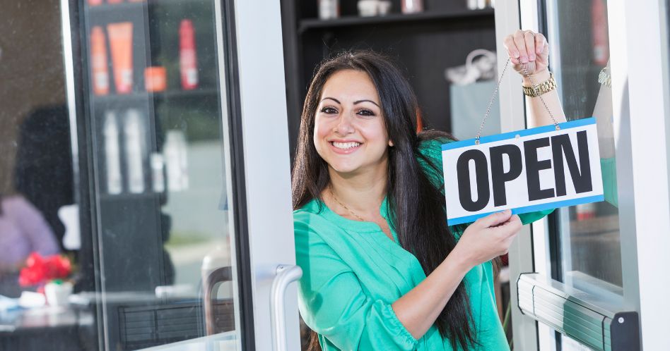 open for business salon